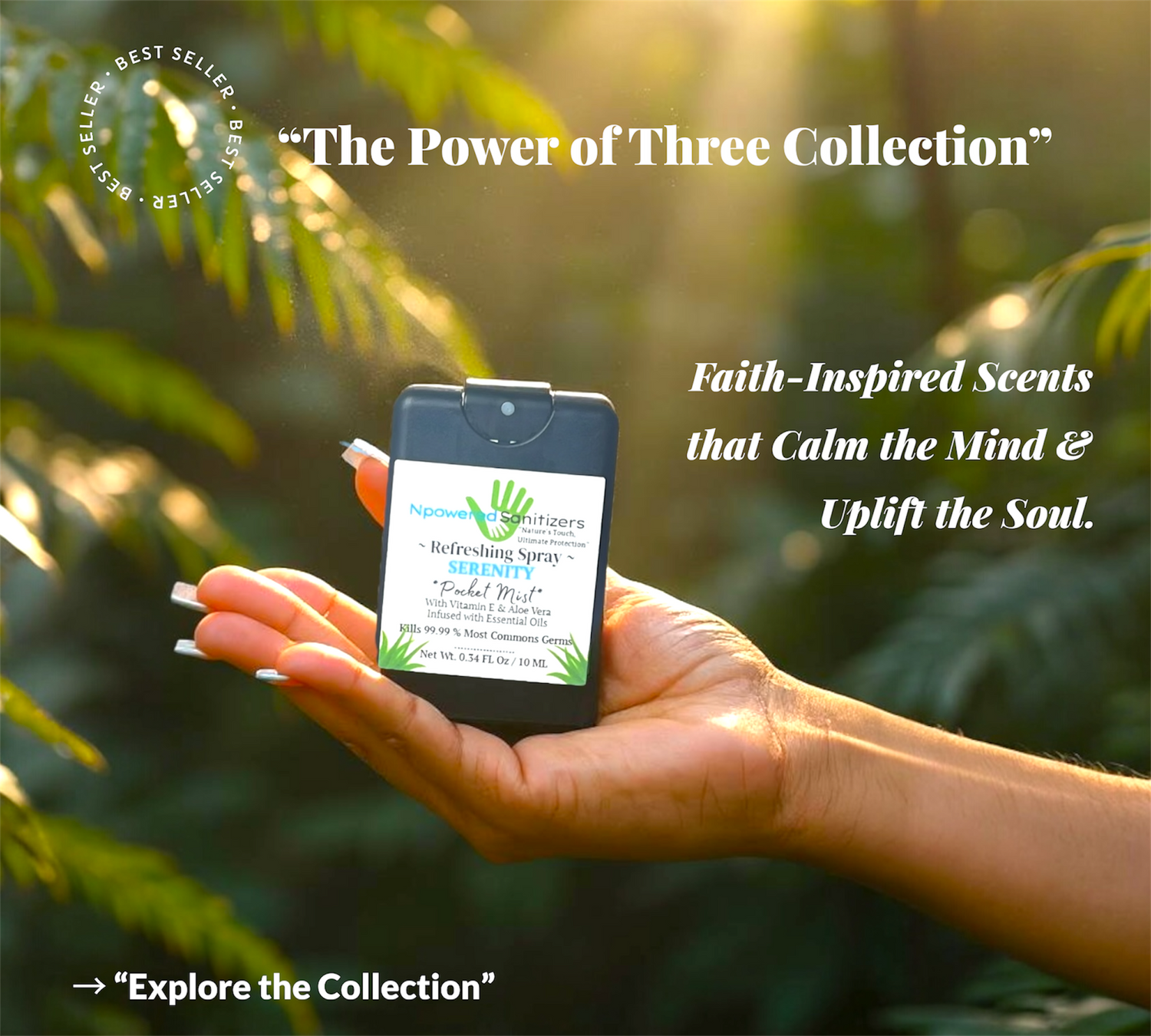 The Power Of Three Collection- Faith. Fragrance. Freedom.